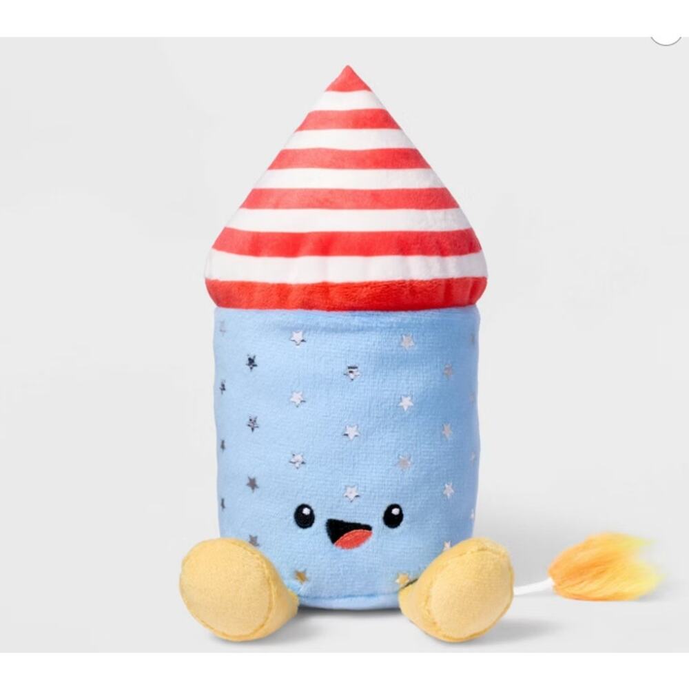 Gigglescape Firework Plush Stuffed Animal Toy 8"  NEW Collectible 4th of July